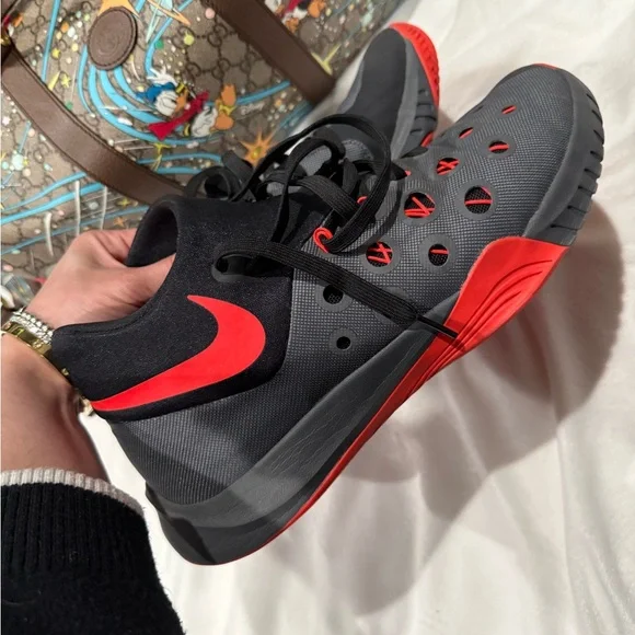 Nike Black and Red Athletic Shoes- MEN - Picture 5 of 7